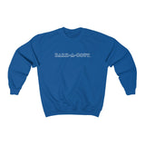 Bark-A-Bout Logo Outline (Front)___BAB Oval Outline (Back)  ||  Unisex Heavy Blend™ Crewneck Sweatshirt