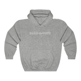 Bark-A-Bout Outline (Front)__Bark-A-Bout Oval (Back) || Unisex Heavy Blend™ Pullover Hooded Sweatshirt